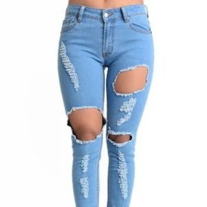 Hole up Denim Jean